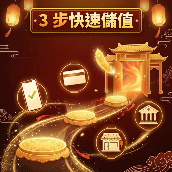 儲值說明｜三步驟完成，多元支付任您選