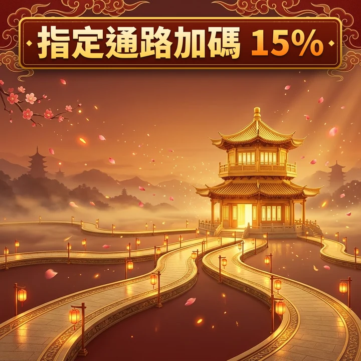 指定通路儲值 15% 加碼｜鳳凰秘境專屬入口